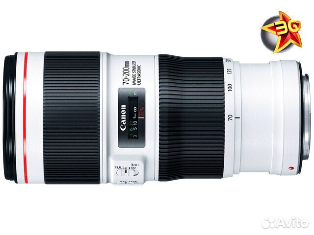 Объектив Canon EF 70-200mm f/4L IS II USM Новый
