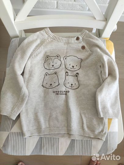 Свитшот джемпер для мальчика. H&M. 86