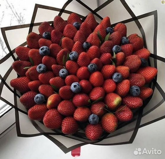 Букет из клубники в шоколаде