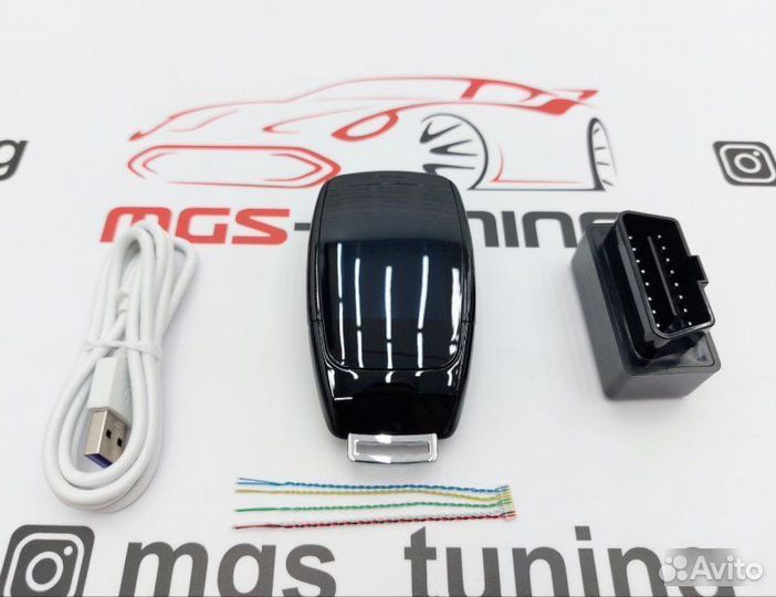 Смарт ключ Mercedes черный с экраном