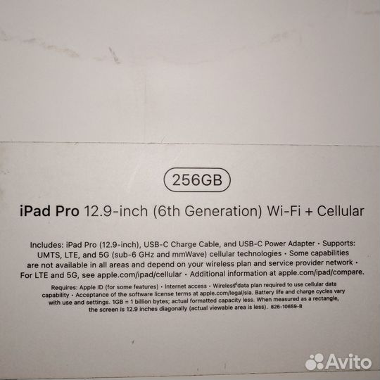 iPad Pro12.9 6 поколение Wi-Fi + Cellular