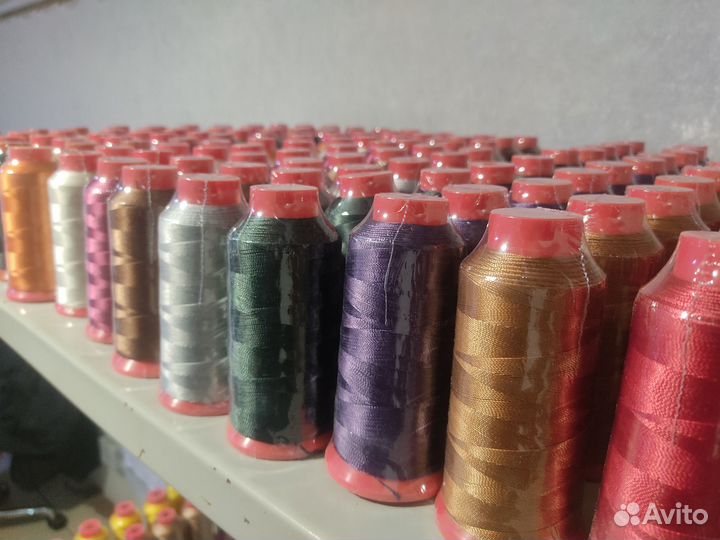 Нитки для декоративной отстрочки швов