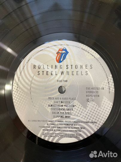 Rolling Stones Steel Wheels LP винил NM