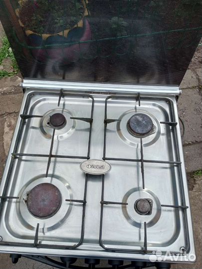 Indesit с электрической духовкой газовая плита
