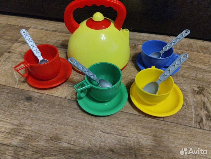 Набор кукольный для чаепития,винтаж