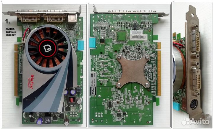 Видеокарты коллекция рабочие