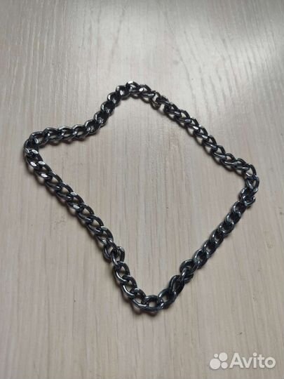 Мужская серебряная цепь