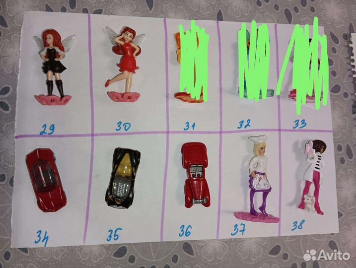 Игрушки из киндера. Киндер сюрприз