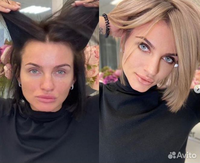 Выход из чёрного цвета волос