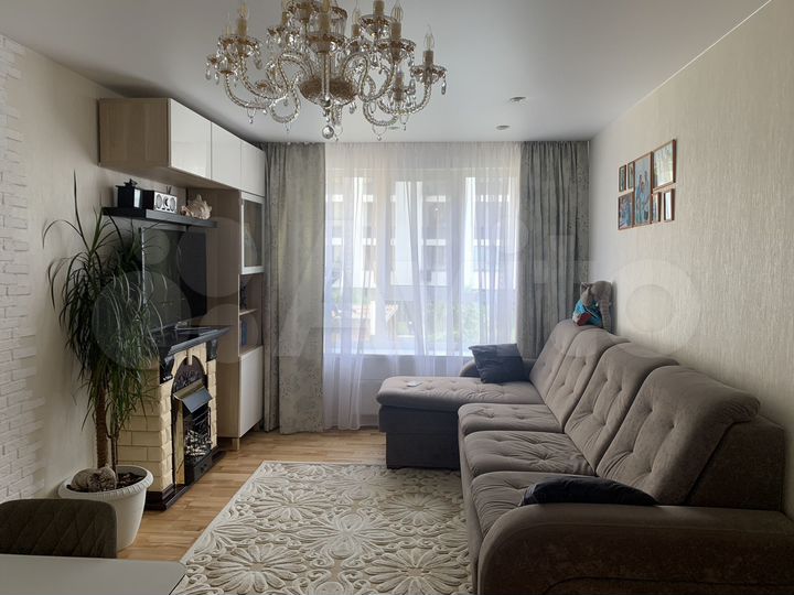 3-к. квартира, 55,3 м², 2/10 эт.