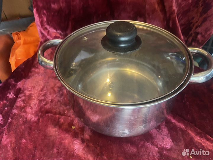 Кастрюля 3 литров-нержавейка