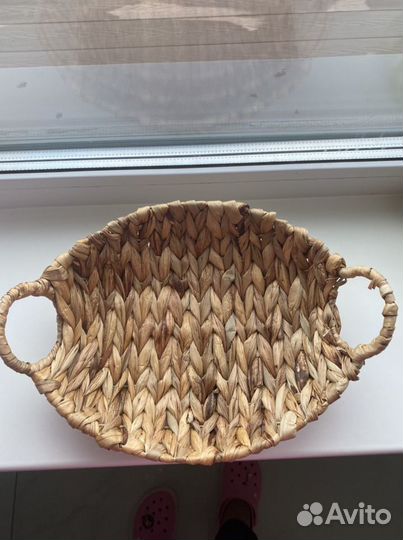 Корзина плетёная новая