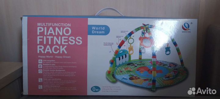 Развивающий коврик с пианино новый Доставка