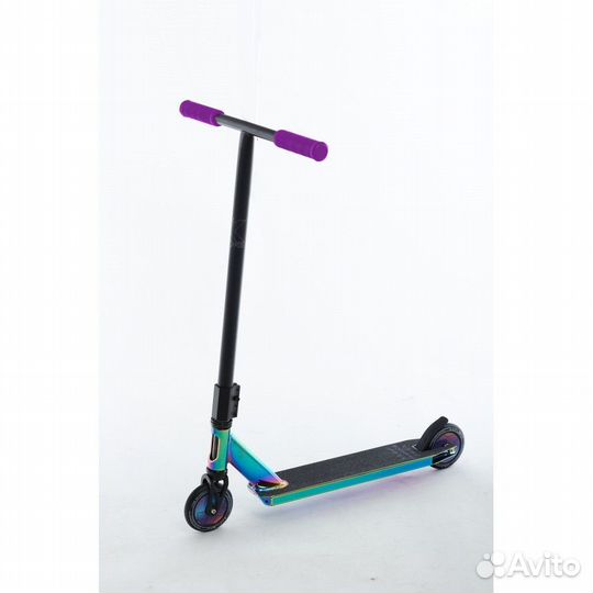 Самокат mystique PC w002 сиреневые грипсы трюковой