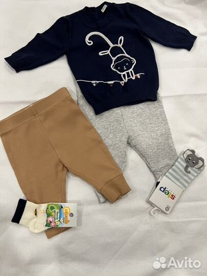 Детские вещи пакетом 56 62