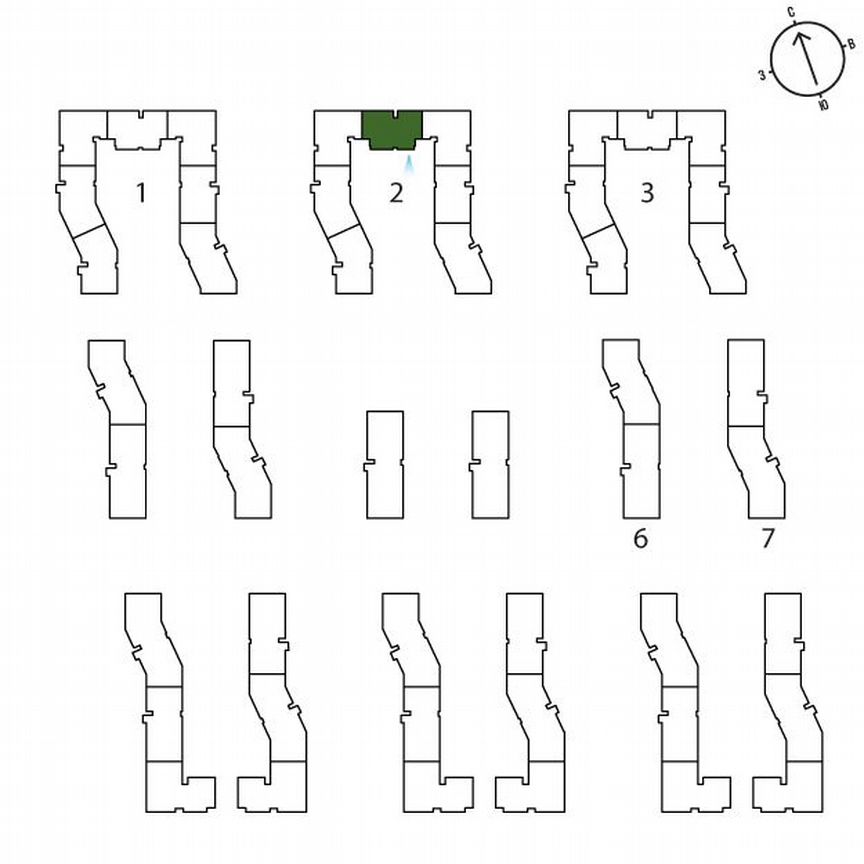 1-к. квартира, 39,4 м², 2/3 эт.