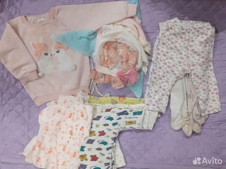 Детская одежда для девочек пакетом