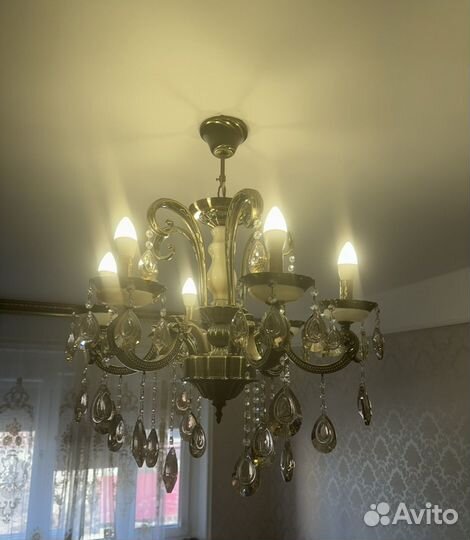 Люстра потолочная подвесная бу