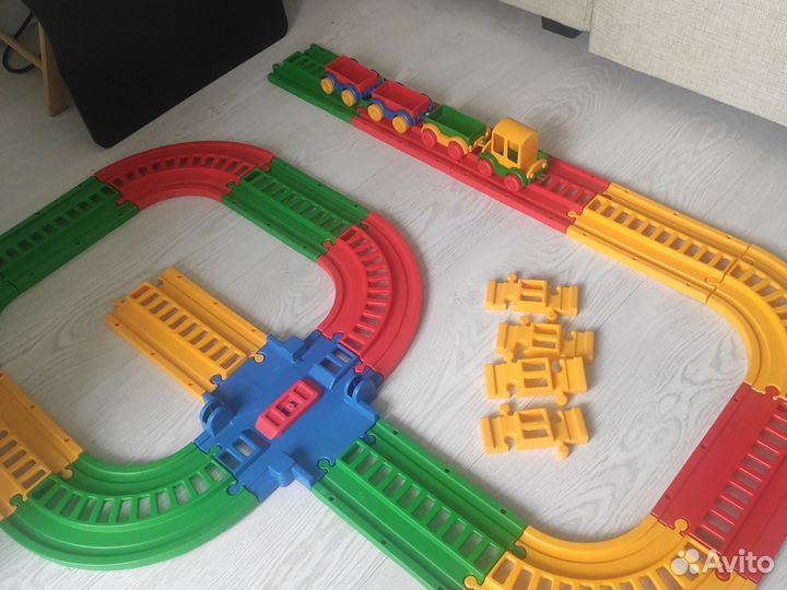 Игрушка железная дорога Wader Полесье