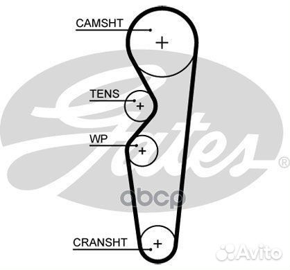 Ремень грм Chery 1.6 16V Z97*21.6 04- 5665XS