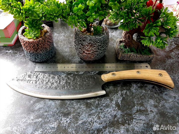 Нож топорик Гектор ручная работа кованый