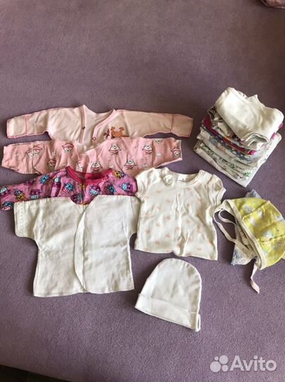 Вещи пакетом от 0 до 1 месяца