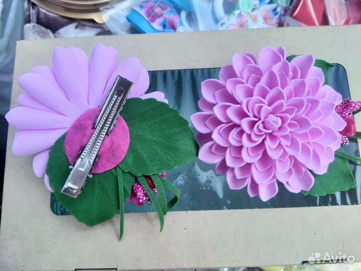 Резиночки ручной работы. Цветы из фоамирана