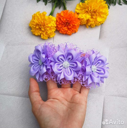 Резинки для волос ручной работы