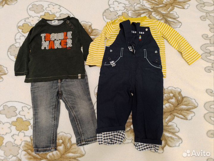 Пакет вещей на мальчика 80 86 размер