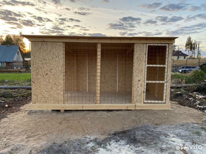 Строю вольеры для собак