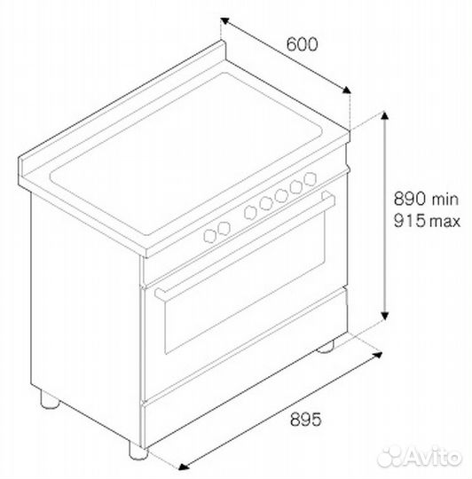 Варочный центр Bertazzoni PRO906hybsgit