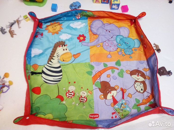 Развивающий коврик Tiny Love Разноцветное сафари