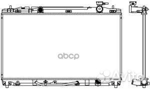 Радиатор системы охлаждения 34618506 Sakura