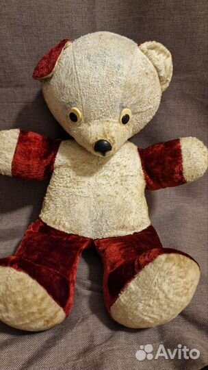 Медведь плюшевый. Винтаж СССР