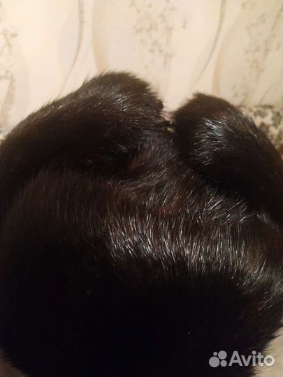 Мужская шапка ушанка сурок