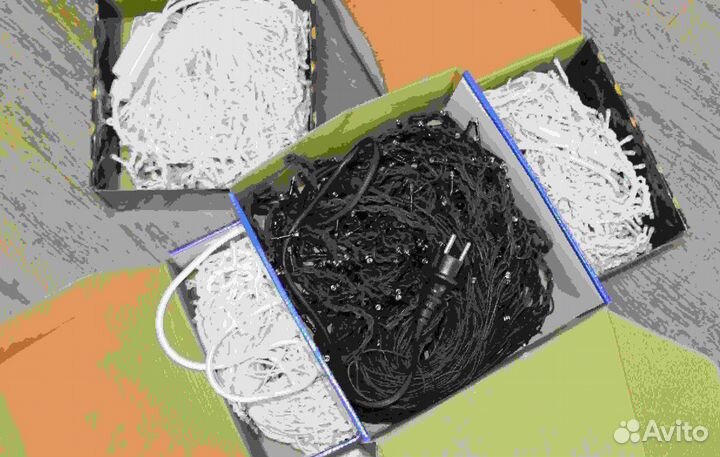 Гирлянда бахрома 25 метров