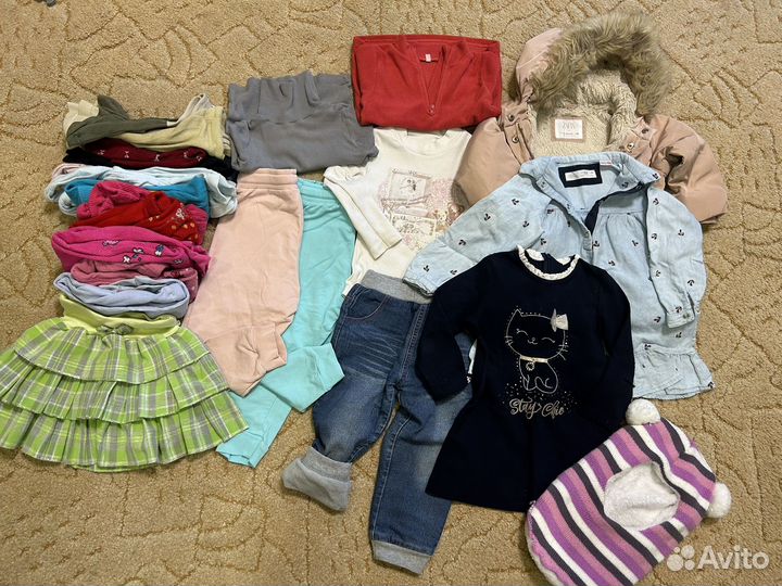 Вещи пакетом на девочку 86