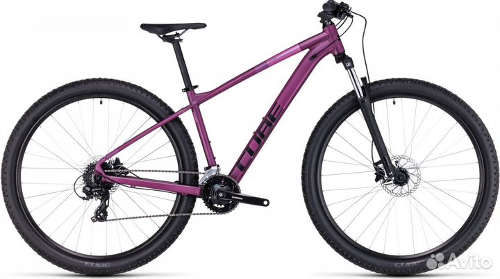 Велосипед cube 2023 Access WS darkpurple'n'pink 20