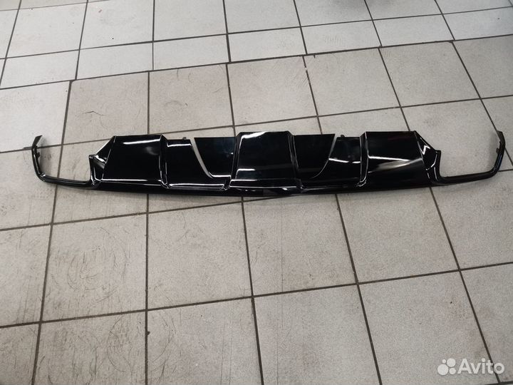 Mercedes GL166 AMG юбка накладка заднего бампера