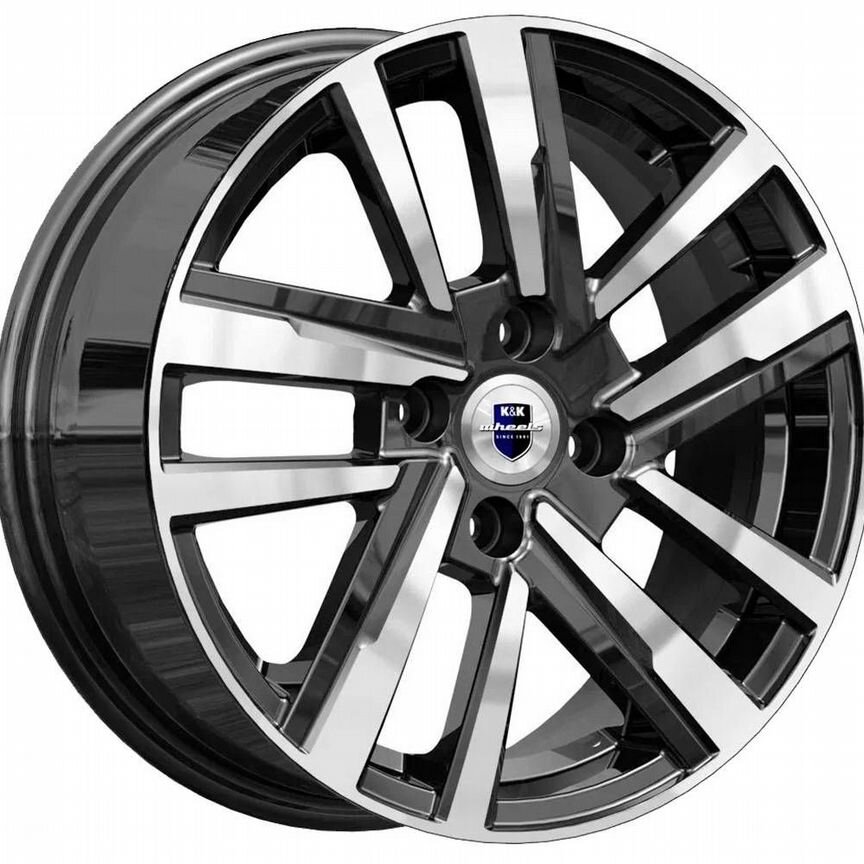 Диски K&K Хант 6x15 4x98 ET30 D58.6 Алмаз черный