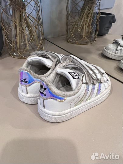Кеды adidas superstar для девочки 20