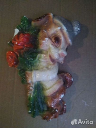 Фигурка гипсовая на стену СССР