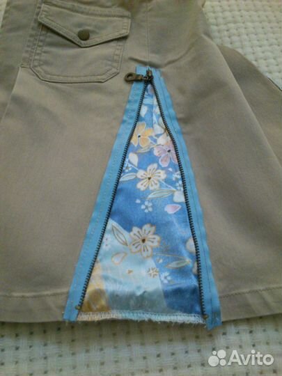 Оригинальная джинсовая юбка