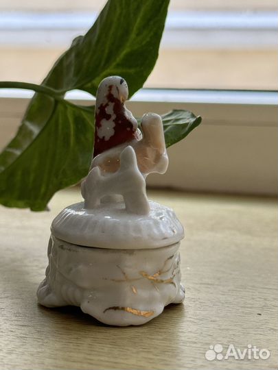 Шкатулка, фарфор, винтаж