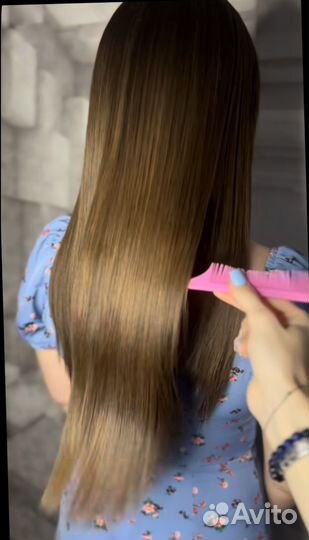 Кератин ботокс волос