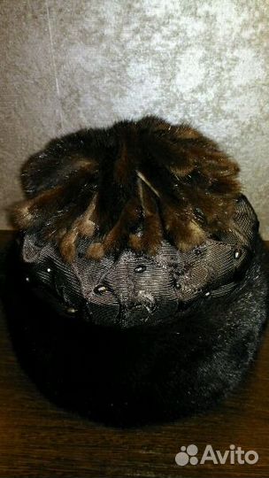 Шапка новая норка, р.56-58