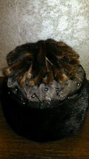 Шапка новая норка, р.56-58