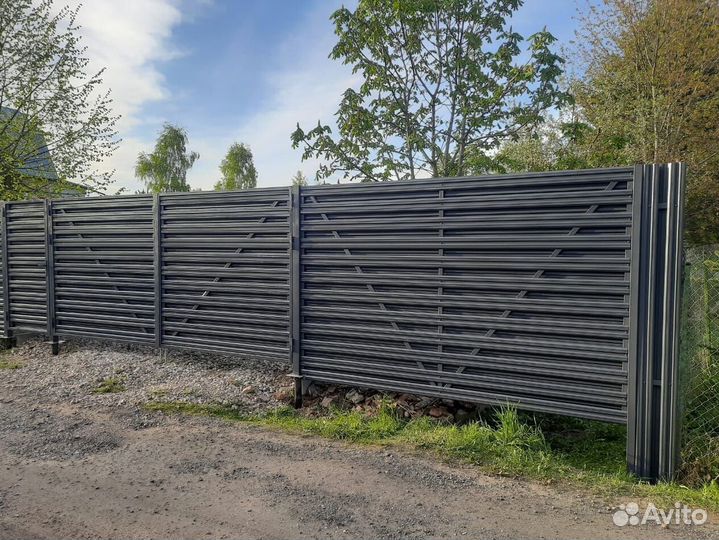 Откатные ворота с установкой