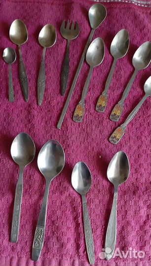 Чайные ложки и вилки для лимона