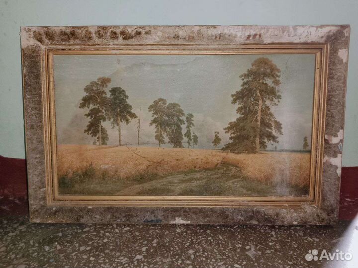 Картина советского периода Картина на холсте СССР